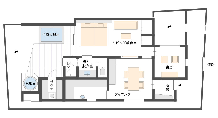 はなれ椿